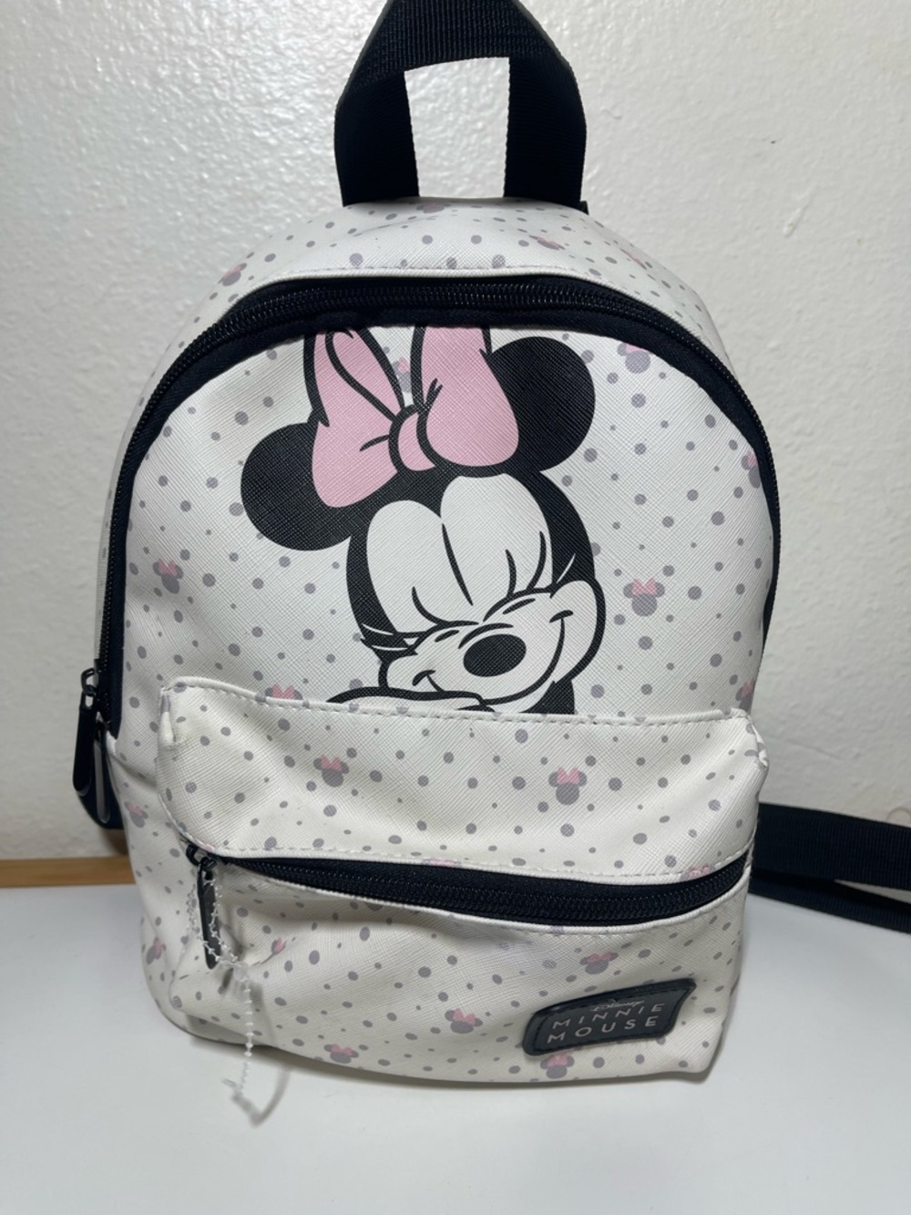 Disney Minnie Mouse White and Pink Kids Mini Backpack